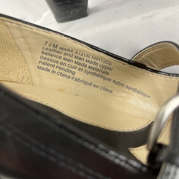 Naturalizer N5 Comfort Mara Leather Mary Jane Heeled Shoes Women’s Size 7.5 - Picture 3 of 15